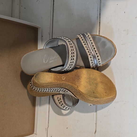 Onex wedges gold, silver and cream - Picture 5 of 6